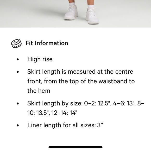 Lululemon High Rise Pleated Tennis Skirt - Picture 13 of 14